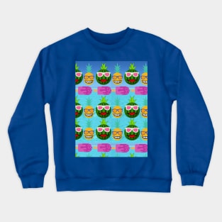 Pineapple And Watermelon - Ice Cream Crewneck Sweatshirt